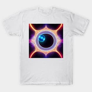 Sacred Geometry Fractal Eyeball T-Shirt